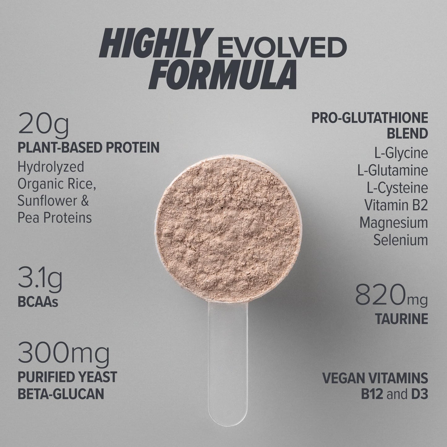 Essential Nutrition Immuno Vegan Plant-Based Protein Powder Chocolate 18.1 oz