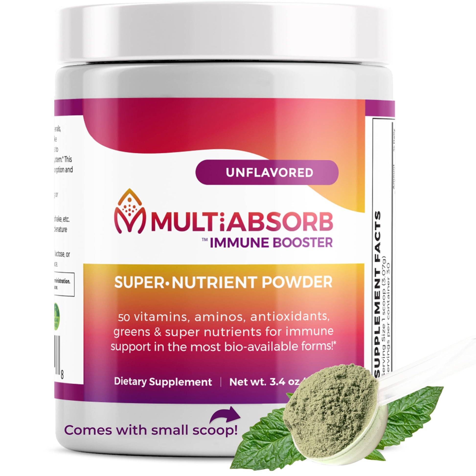 Imix Nutrition MultiAbsorb Immune Booster Powder 3.25 Ounce