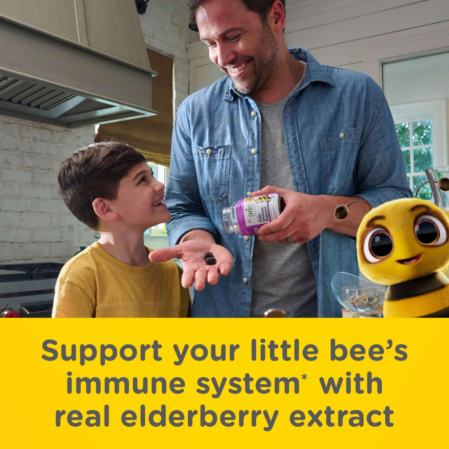 Zarbee's Elderberry Gummies for Kids Immune Support, 42 Count