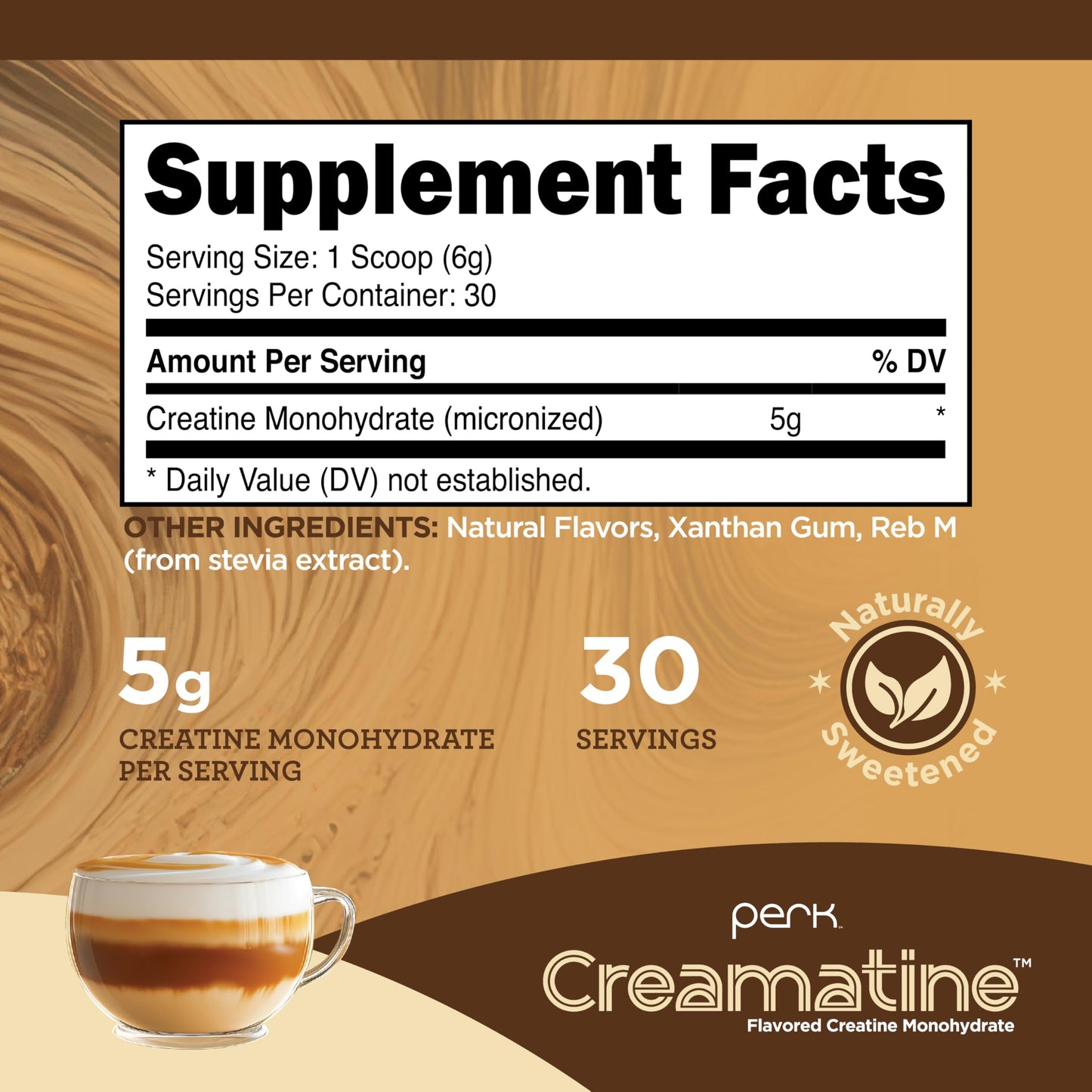 Perk Creamatine Powder 6.1 Ounce