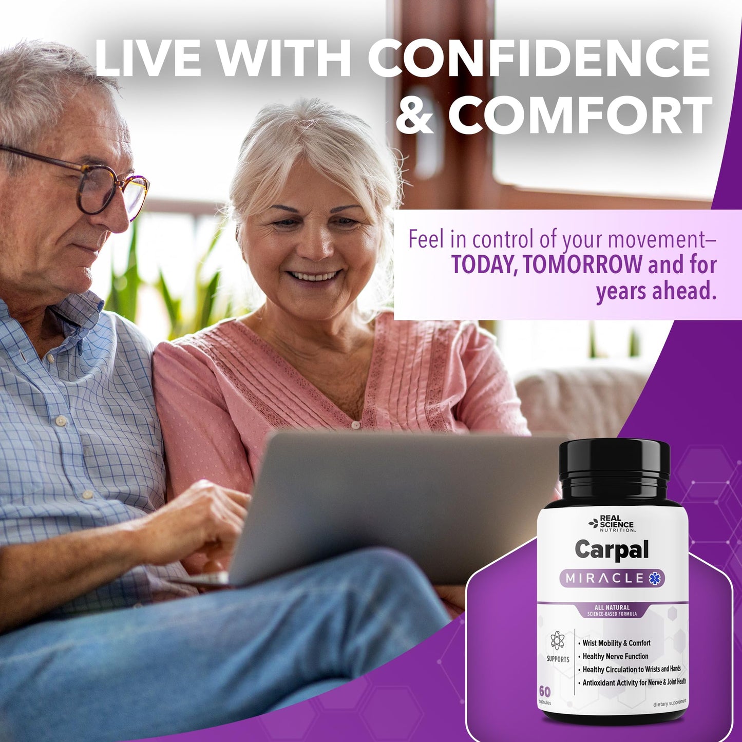 Real Science Nutrition Carpal Miracle 60 Capsules
