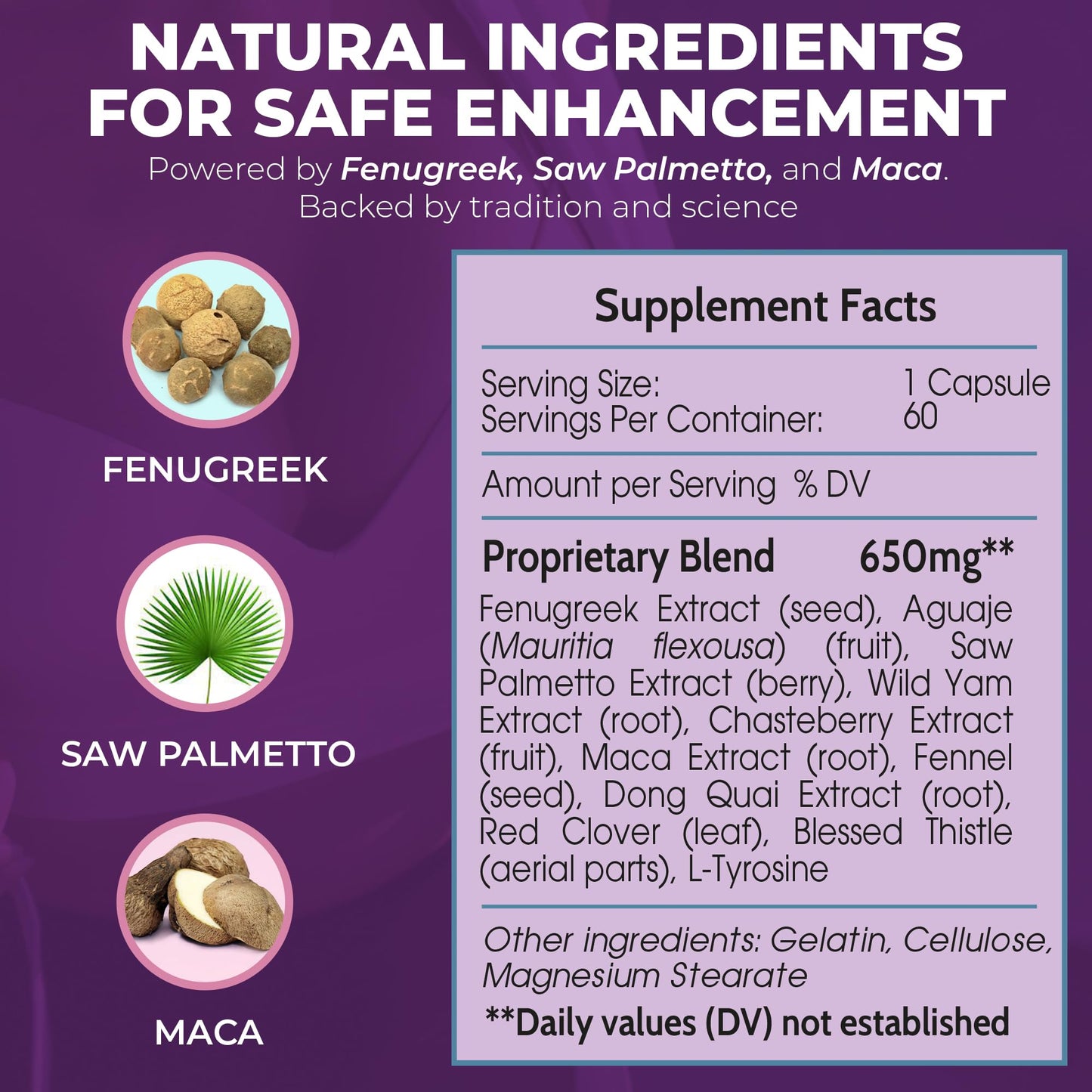 Booty Magic Busty Boost Breast Enhancement Pills Capsule 60 Count