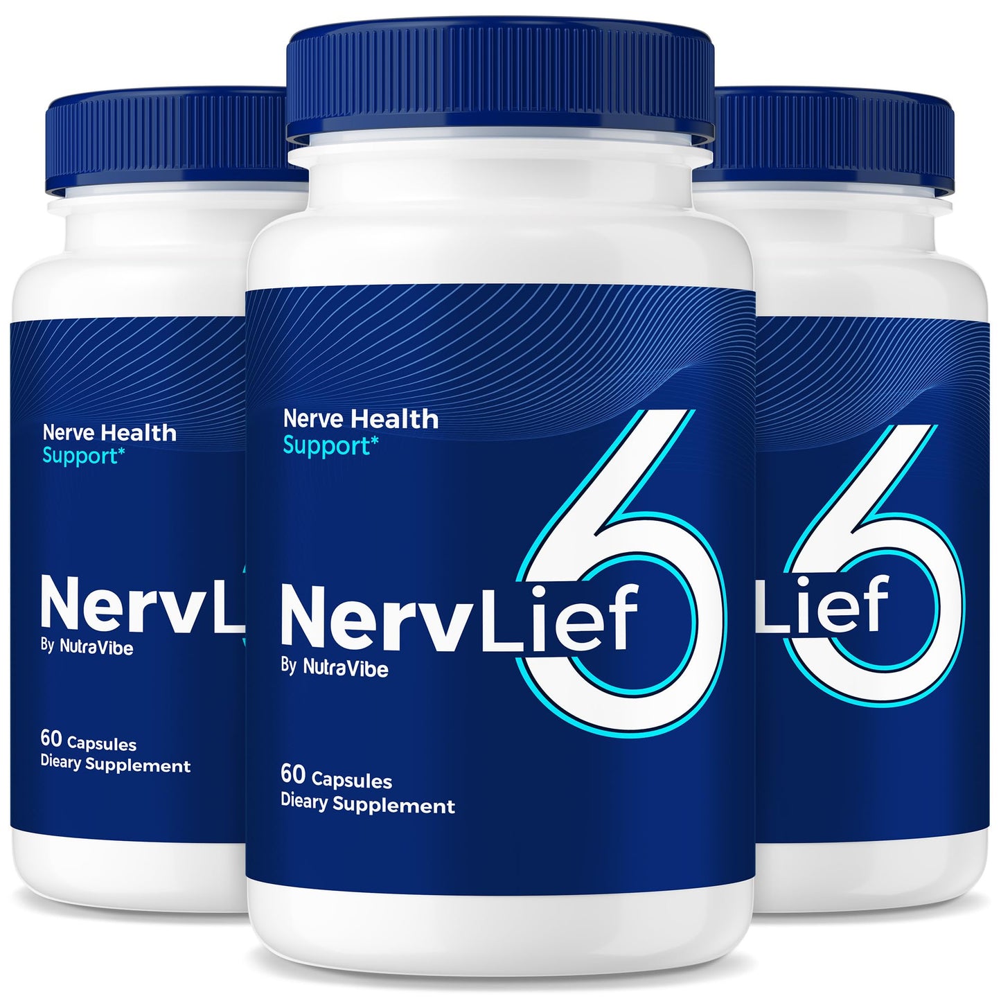 NutraVibe NervLief6 Capsules 180 Count
