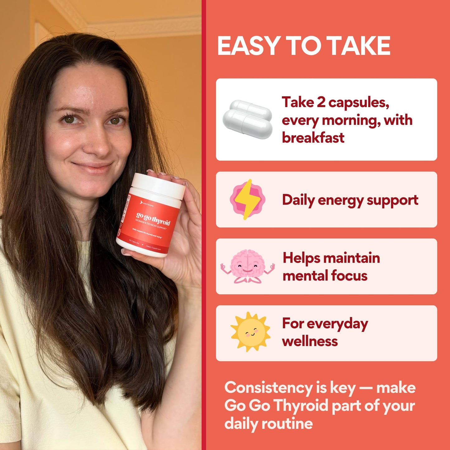 VoomVaya Go Go Thyroid 60 Capsules