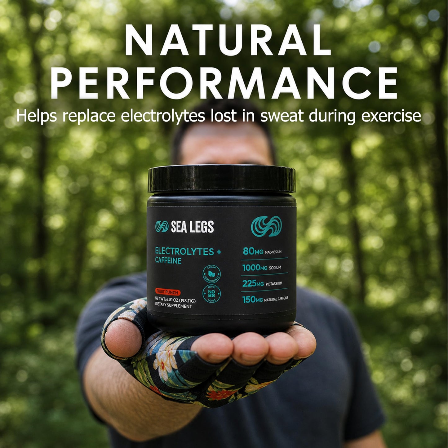 Sea Legs Electrolytes Powder for Instant Hydration, 6.7 Ounce