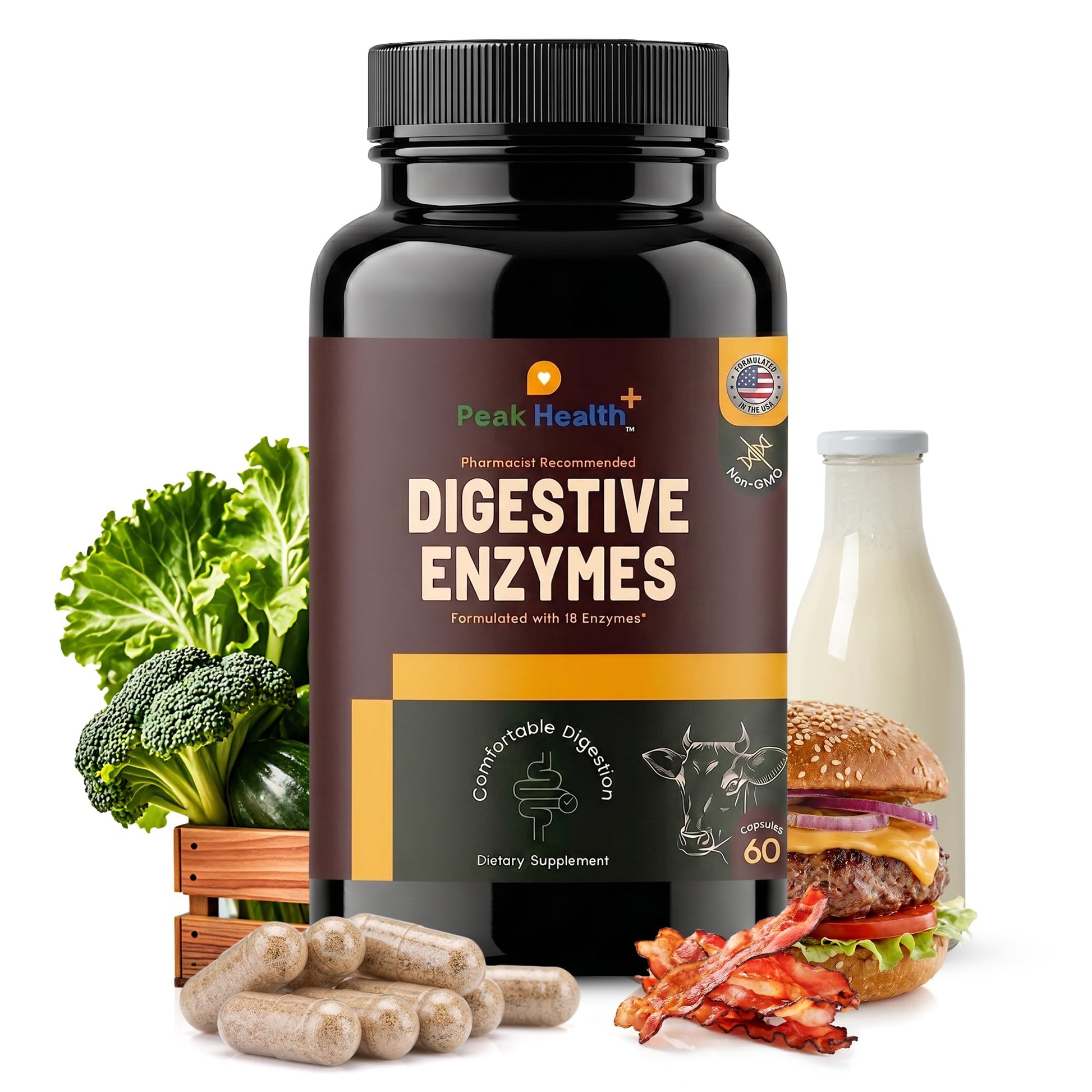 Peak Health Digestive Enzymes Capsule 60