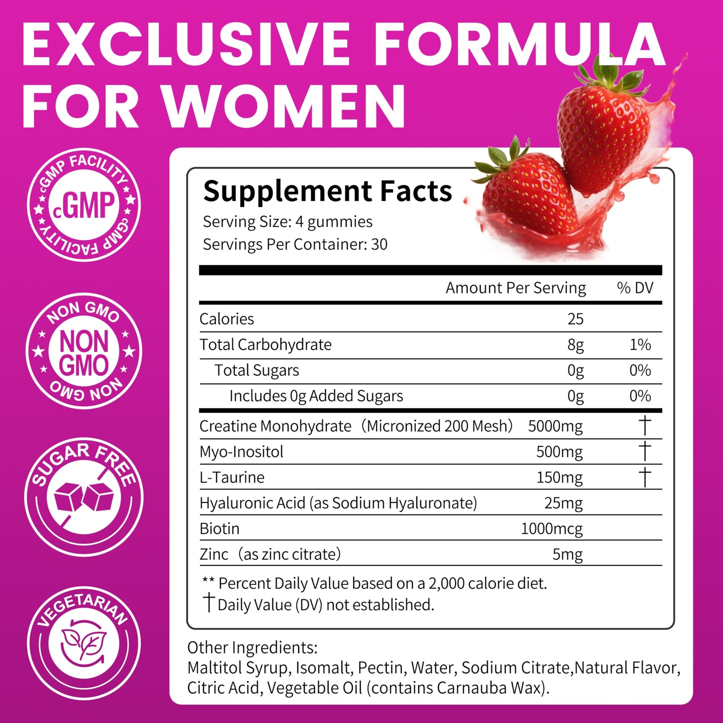 Vitarevive Creatine Gummies 120 Gummies