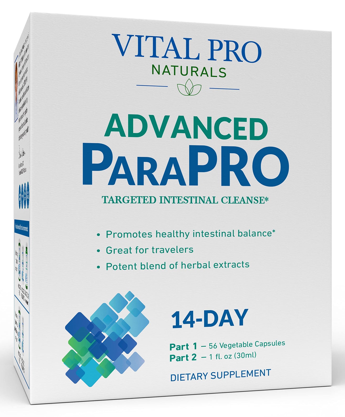 Vital Planet Vital ParaPRO Intestinal Cleanse Capsules, 56