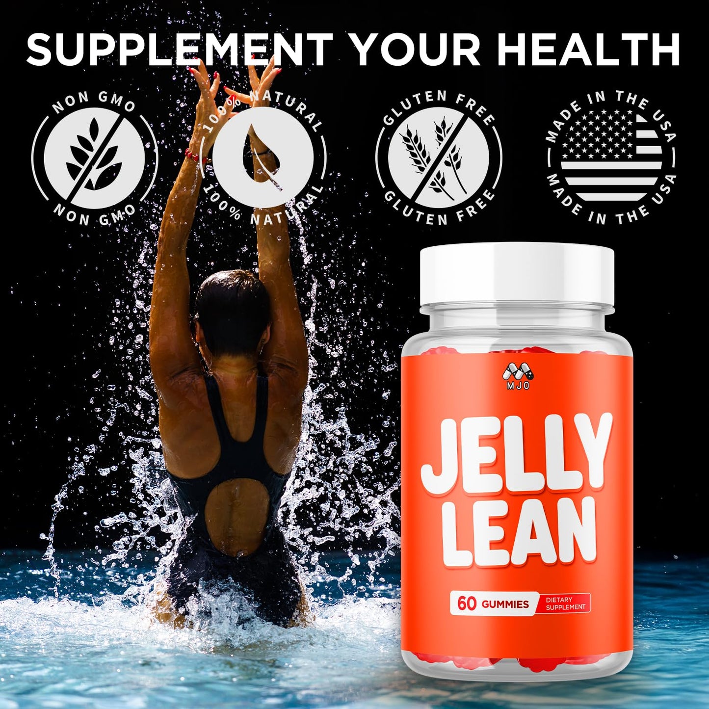 MJO Jelly Lean Gummies, 180 Gummies