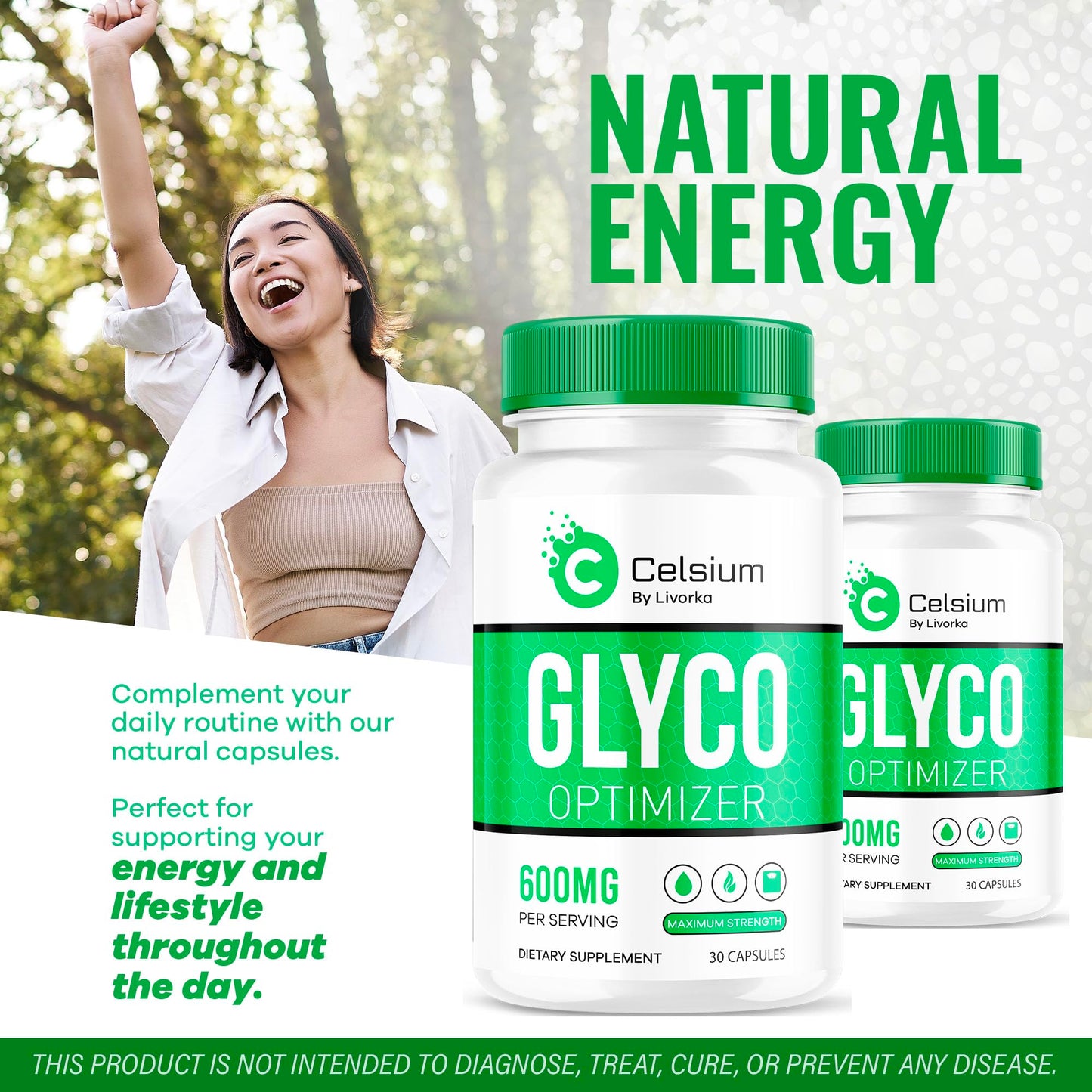 LIVORKA Celsium Glyco Optimizer Capsules, 60 Capsules