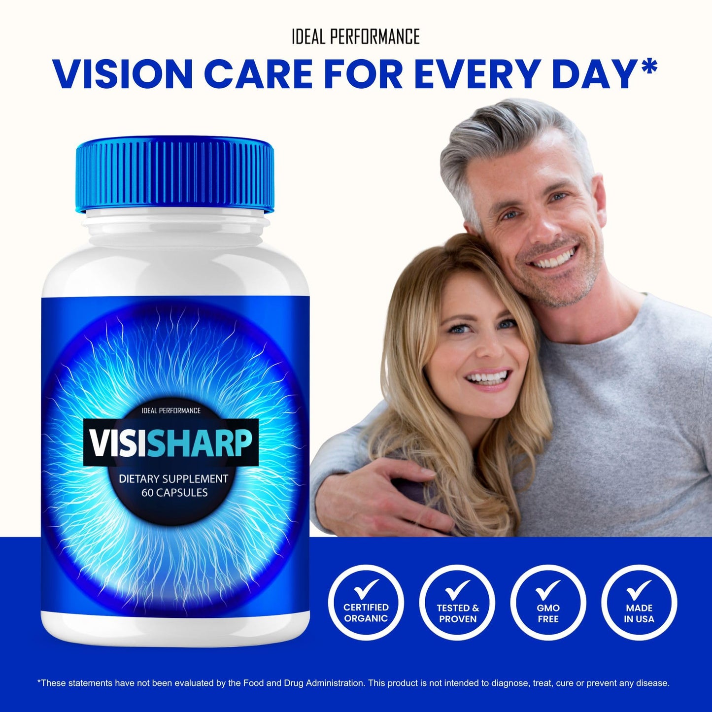 IDEAL PERFORMANCE Visisharp Advanced Eye Health Formula Capsules, 180