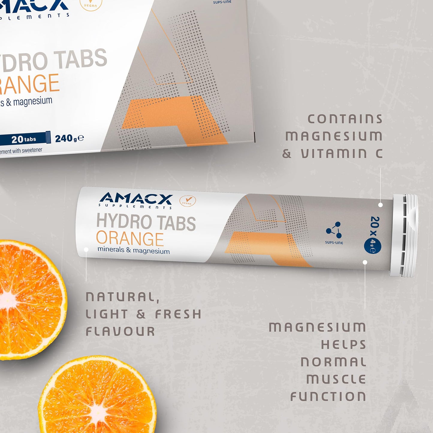 Amacx Hydro Tabs Electrolyte Tablets, 3 Pack
