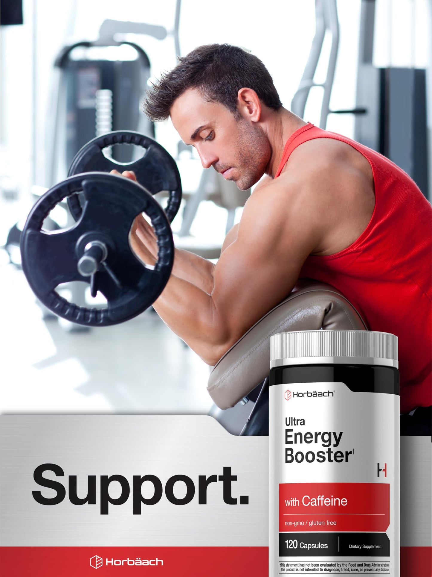 Horbäach Energy Supplement 120 Capsules