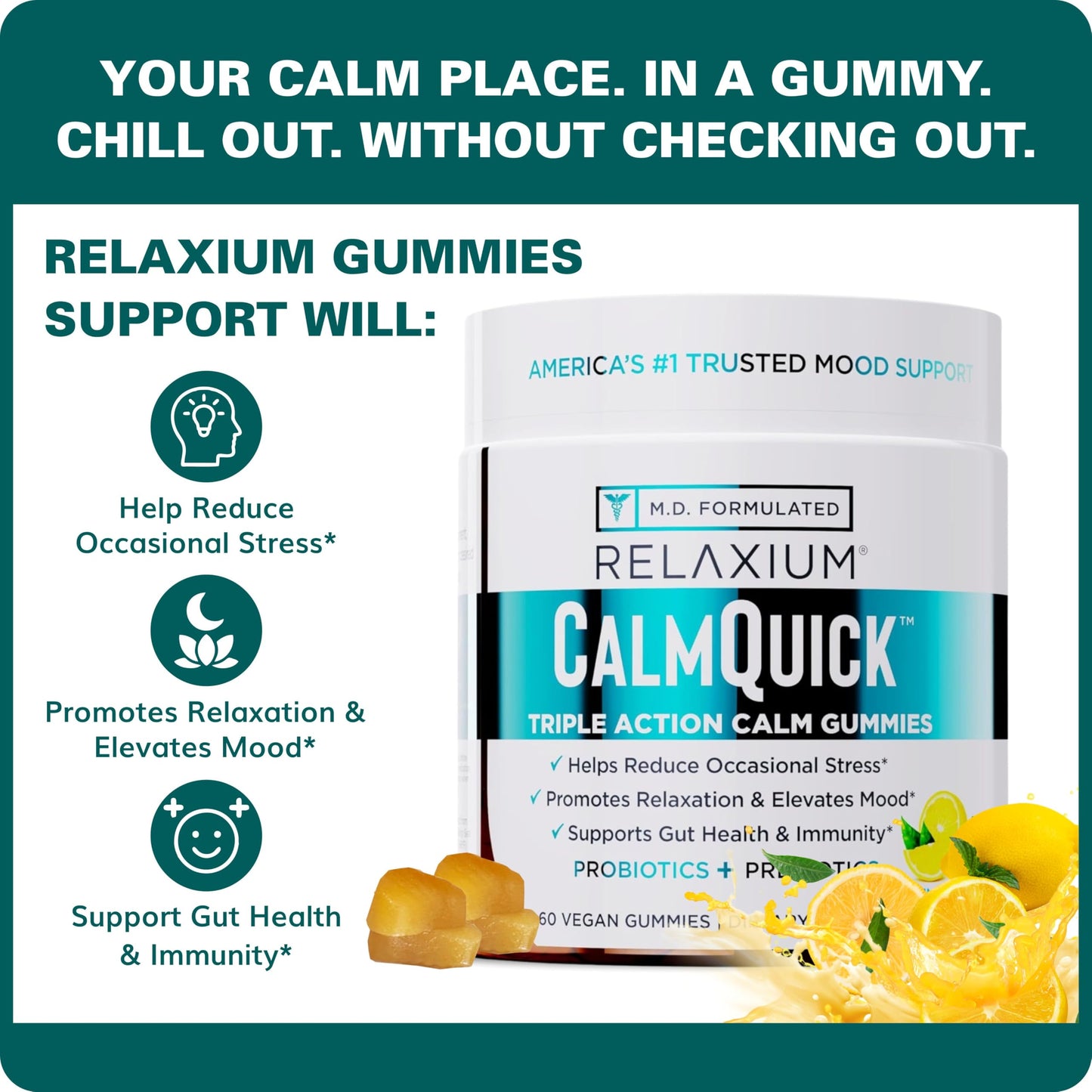 Relaxium Calm Gummies 60 Count