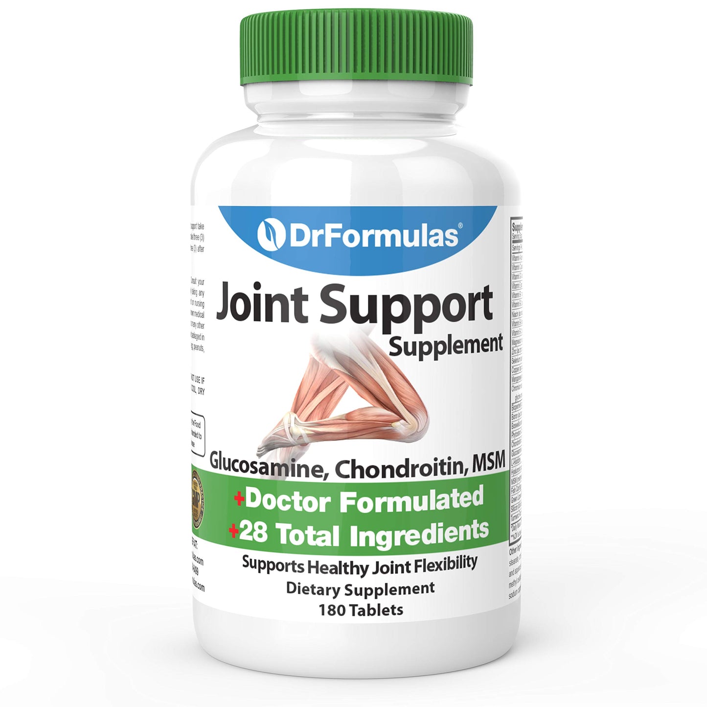 DrFormulas Joint Support Caplets with Glucosamine Chondroitin 180 Count