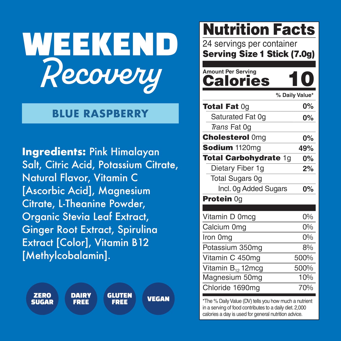 Waterboy Weekend Recovery Powder 2.96 oz