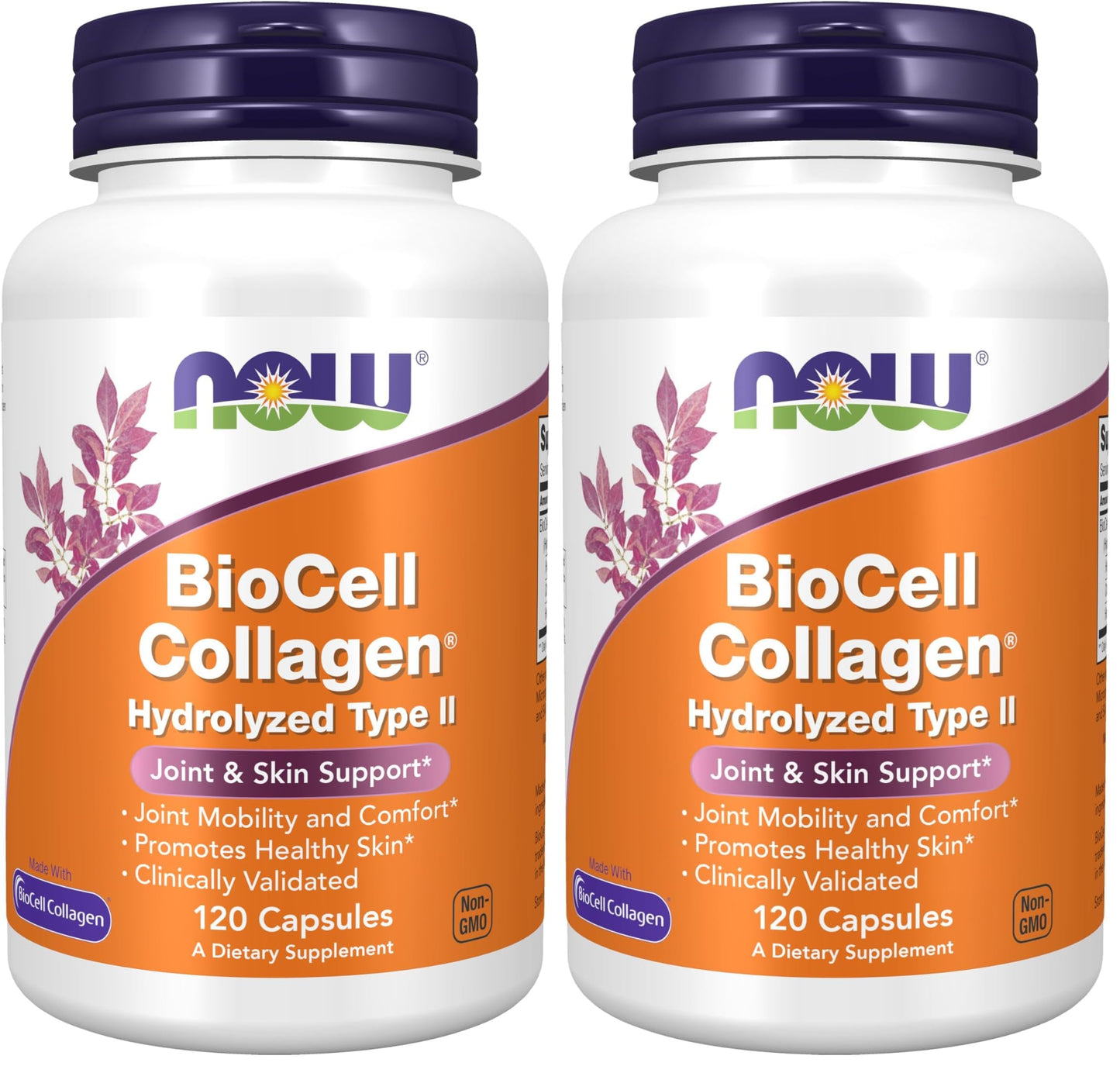 NOW Foods BioCell Collagen® Hydrolyzed Type II Capsules 240
