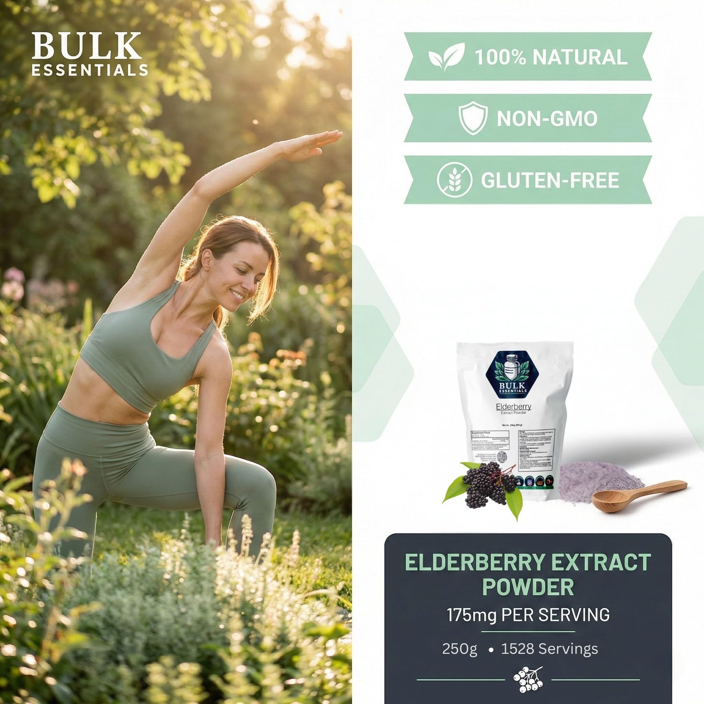 Bulk Essentials Elderberry Extract Powder 8.81 Ounce