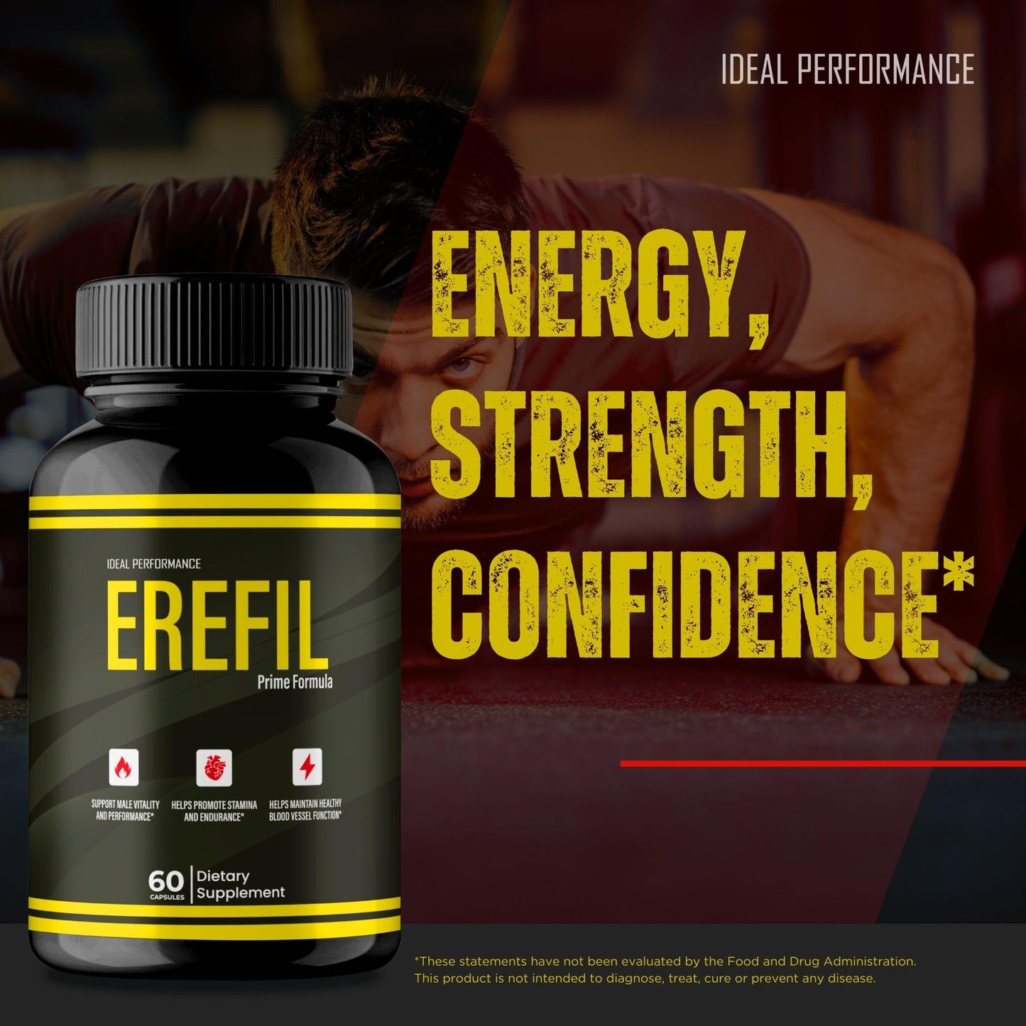 IDEAL PERFORMANCE Erefil Supplement 180 Capsules