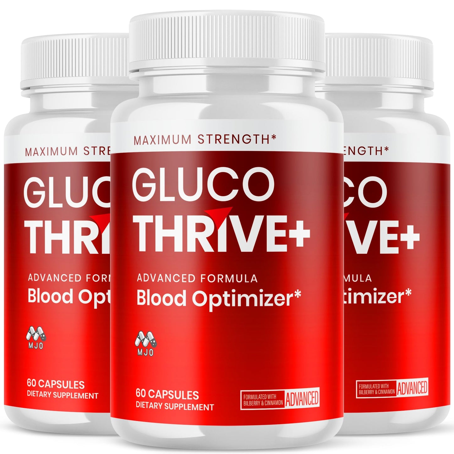 MJO Gluco Thrive Blood Health Support Capsules, 180 Capsules
