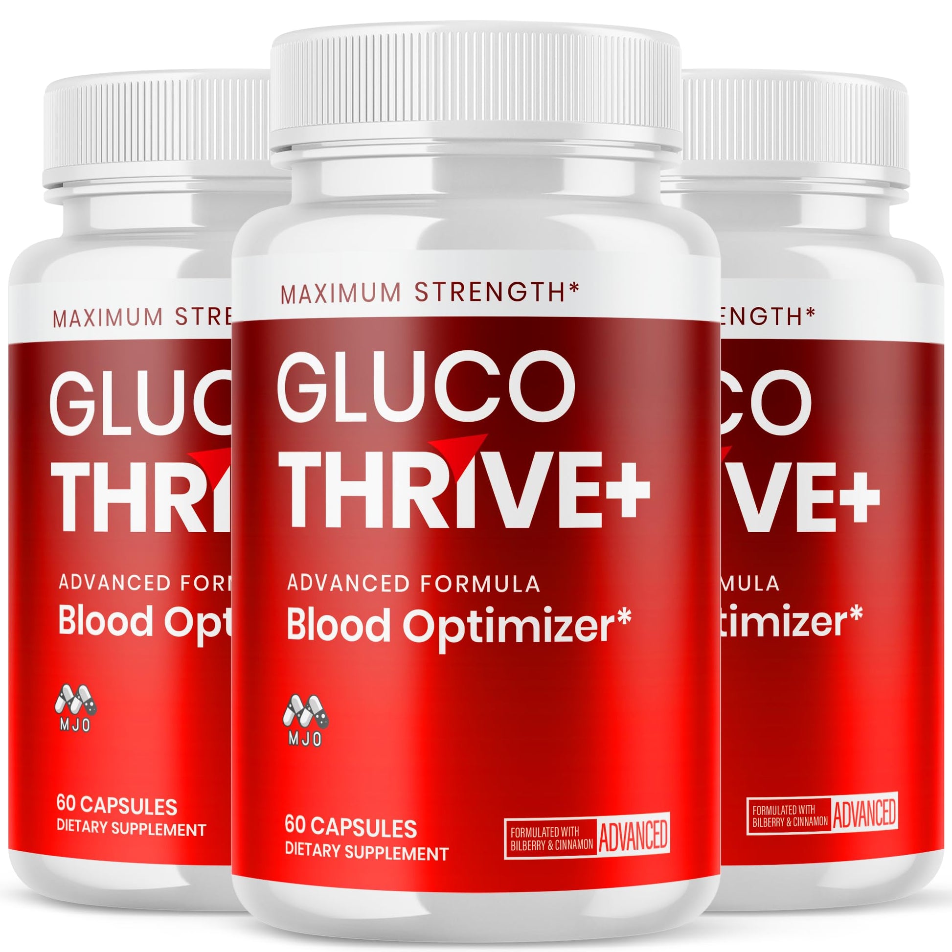 MJO Gluco Thrive Blood Health Support Capsules, 180 Capsules