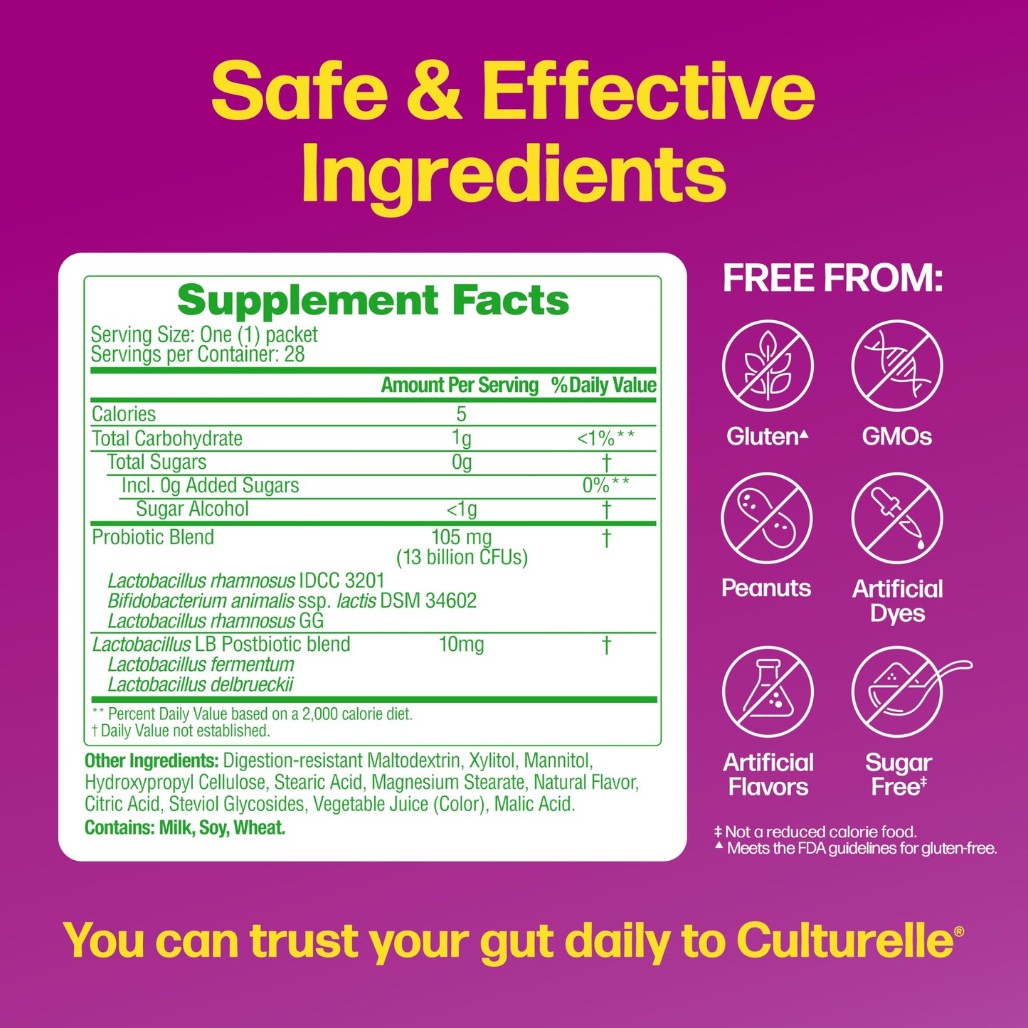 Culturelle Complete 3-in-1 Biotics Mini-Chews Daily Probiotic for Digestive Health with Prebiotics and Postbiotics for Gut Balance, Mixed Berry Flavor Chewable 28 Count