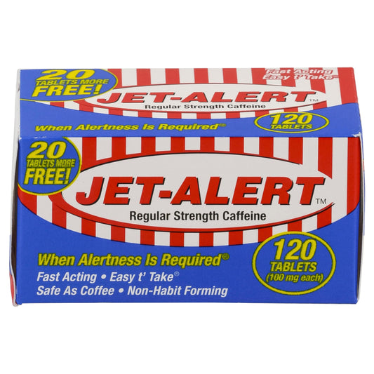 Jet-Alert 100 mg Caffeine Tablets, 1440 Tablets