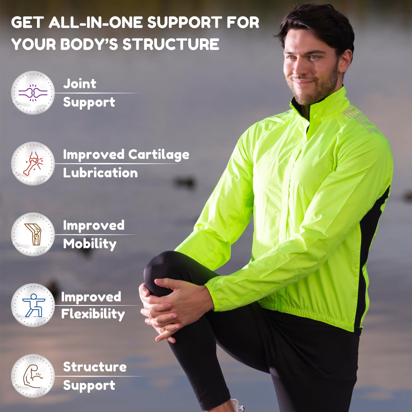 SHIFAA NUTRITION Glucosamine Chondroitin MSM Joint Support, 135 Capsules