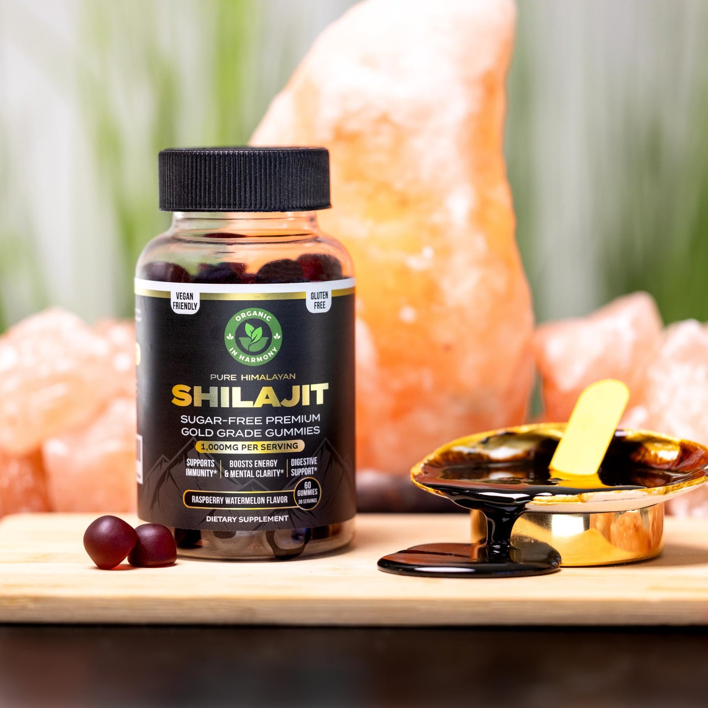 Organic In Harmony Shilajit Gummies 60 Gummies
