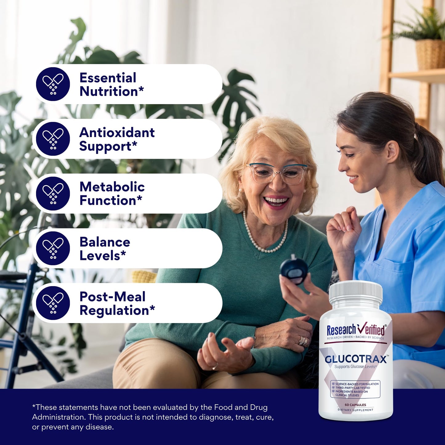 Research Verified Glucotrax Capsule, 60 Capsules