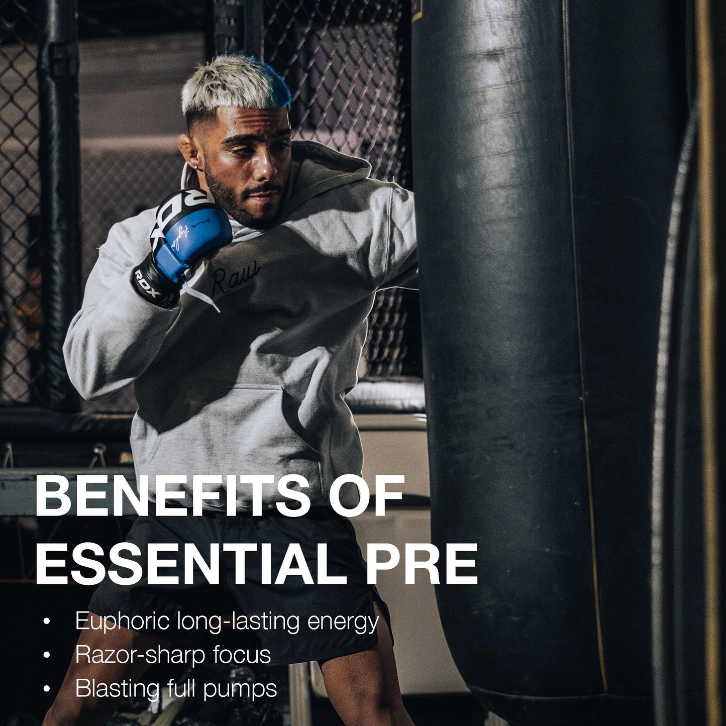 RAW Essential Pre-Workout Powder 15.56 Ounce