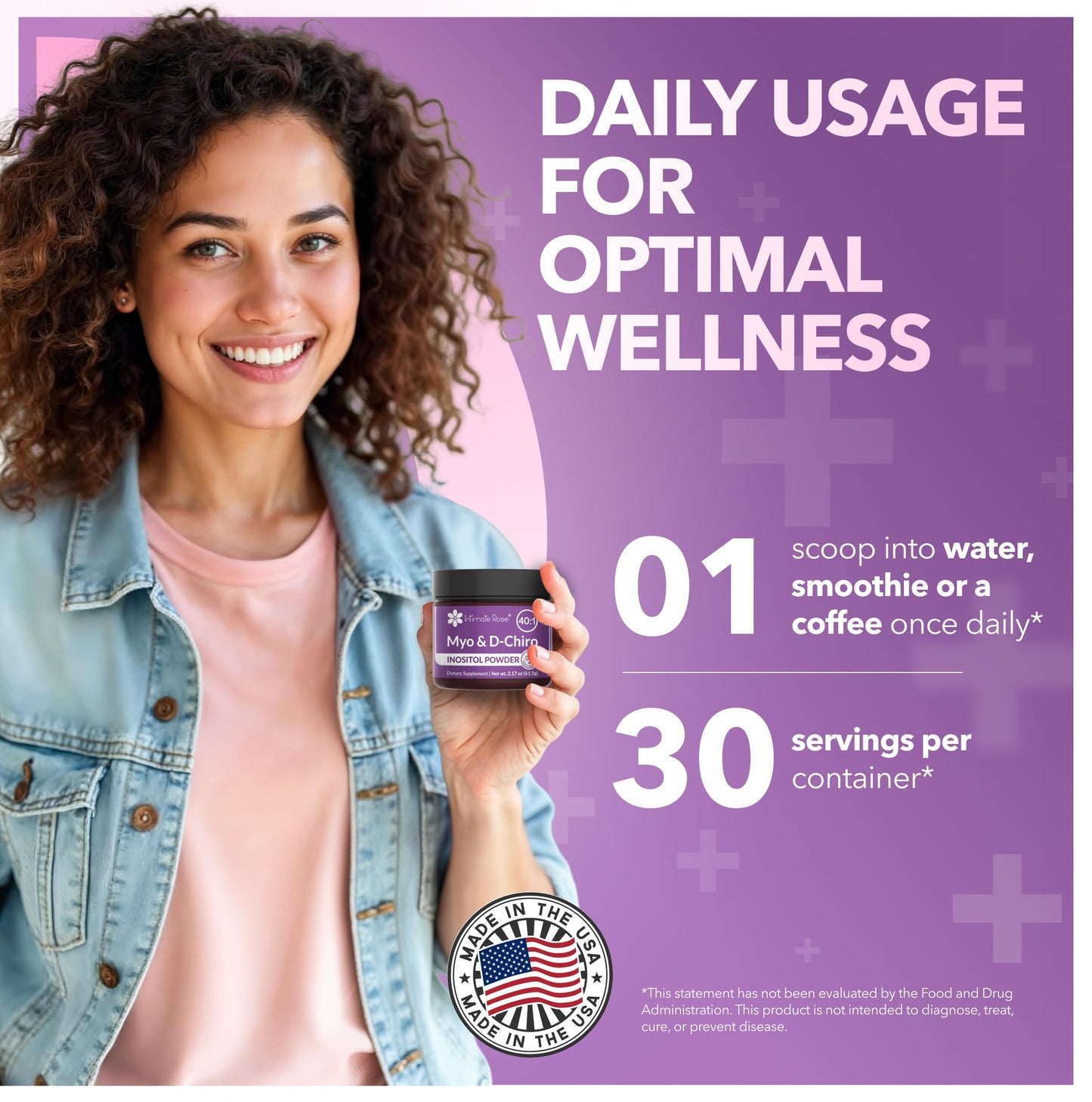 Intimate Rose Myo & D-Chiro Inositol Powder 2.2