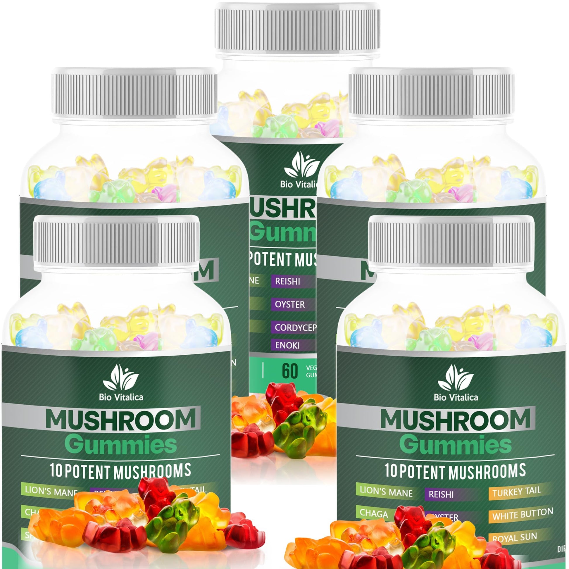 BIO VITALICA Mushroom Gummies 300 Gummies