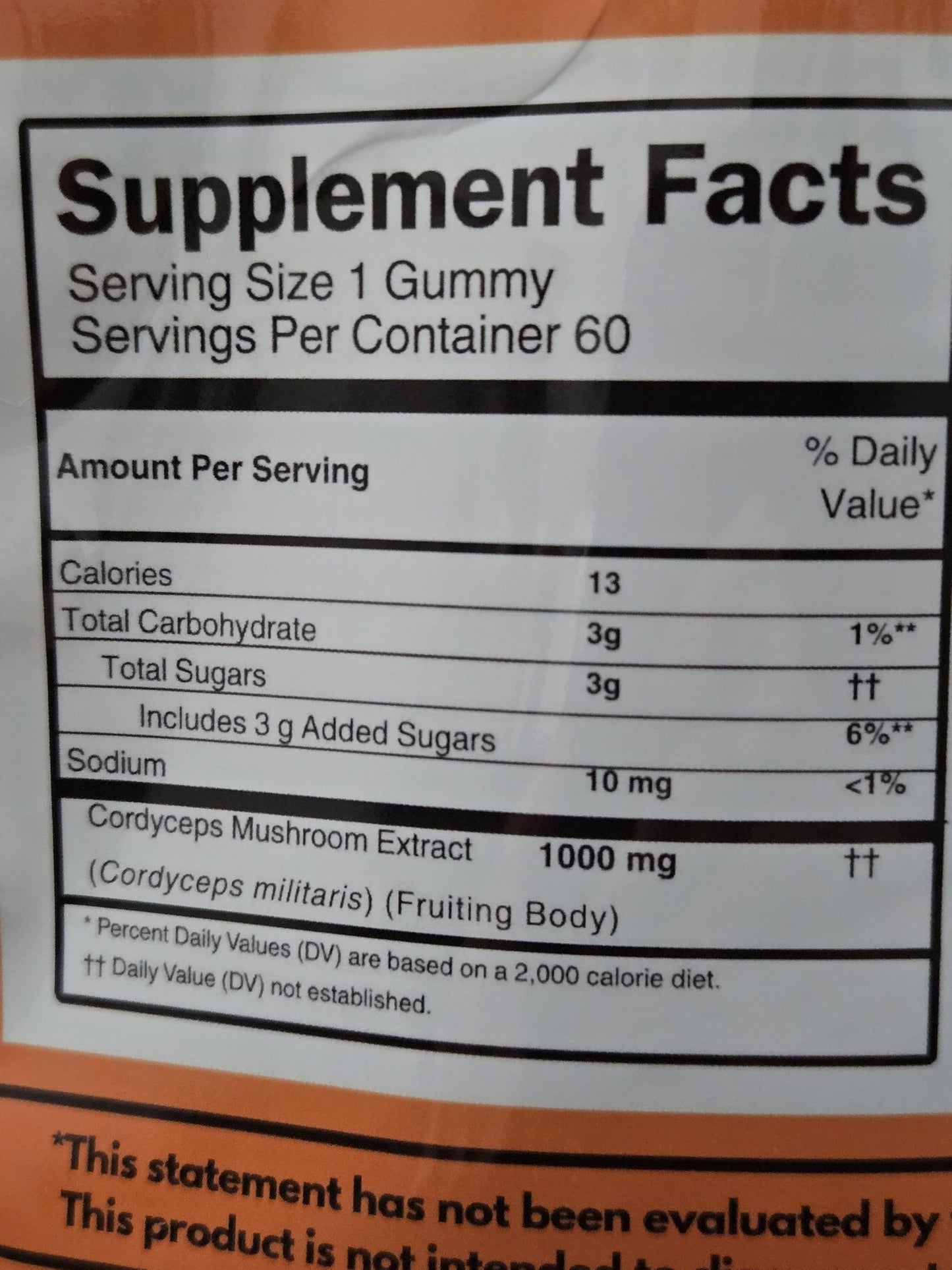 MYCOMedix Cordyceps Mushroom Gummies Watermelon Flavor, 60 Gummies