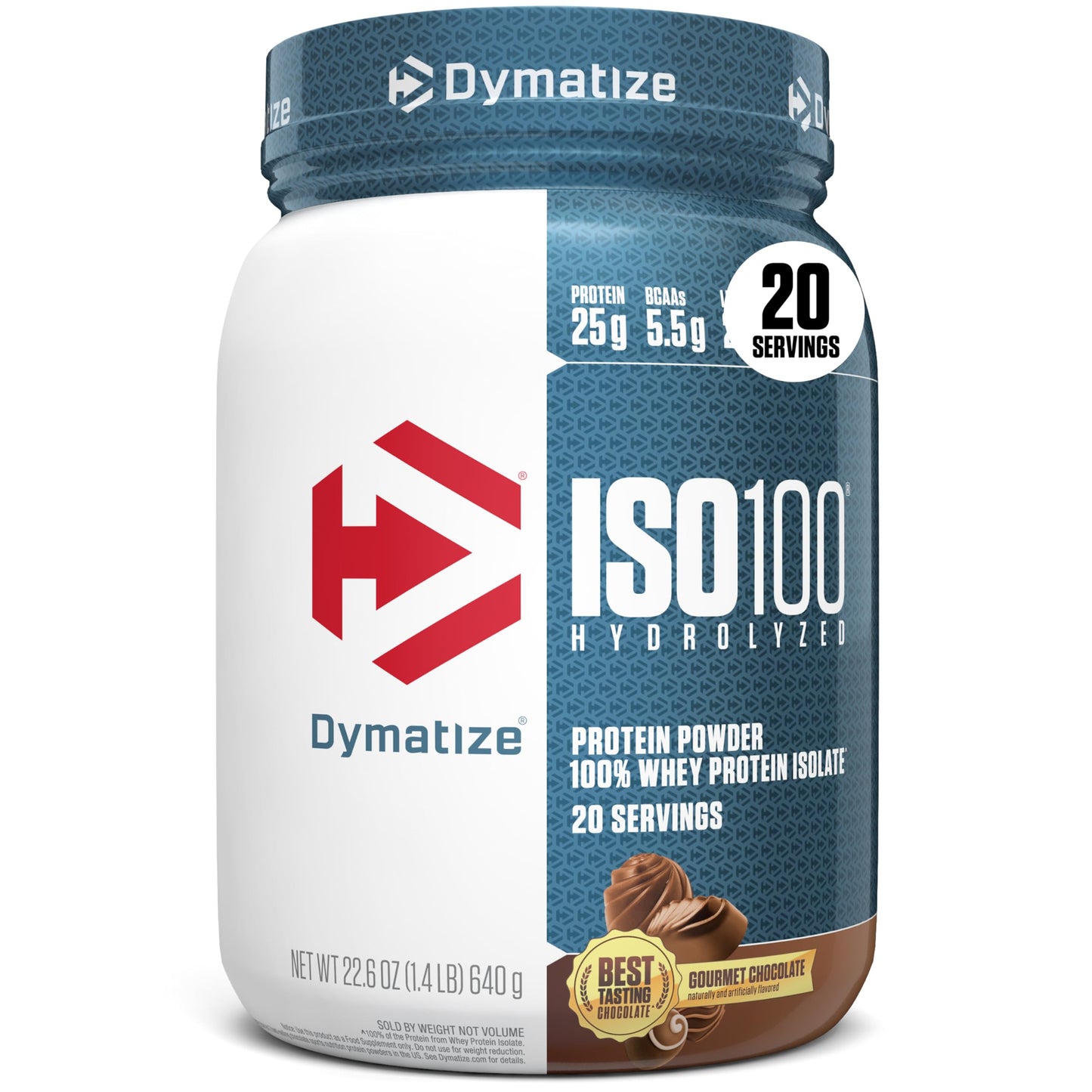 Dymatize ISO100 Protein Powder, 100% Whey Isolate 21.5