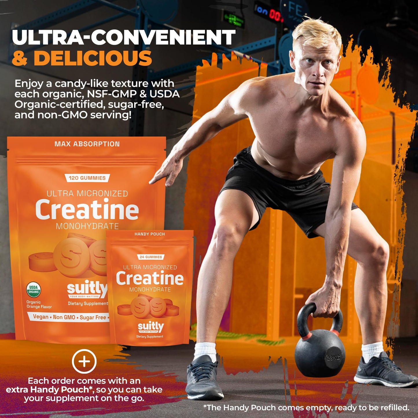 Suitly Creatine Gummies 120 Count