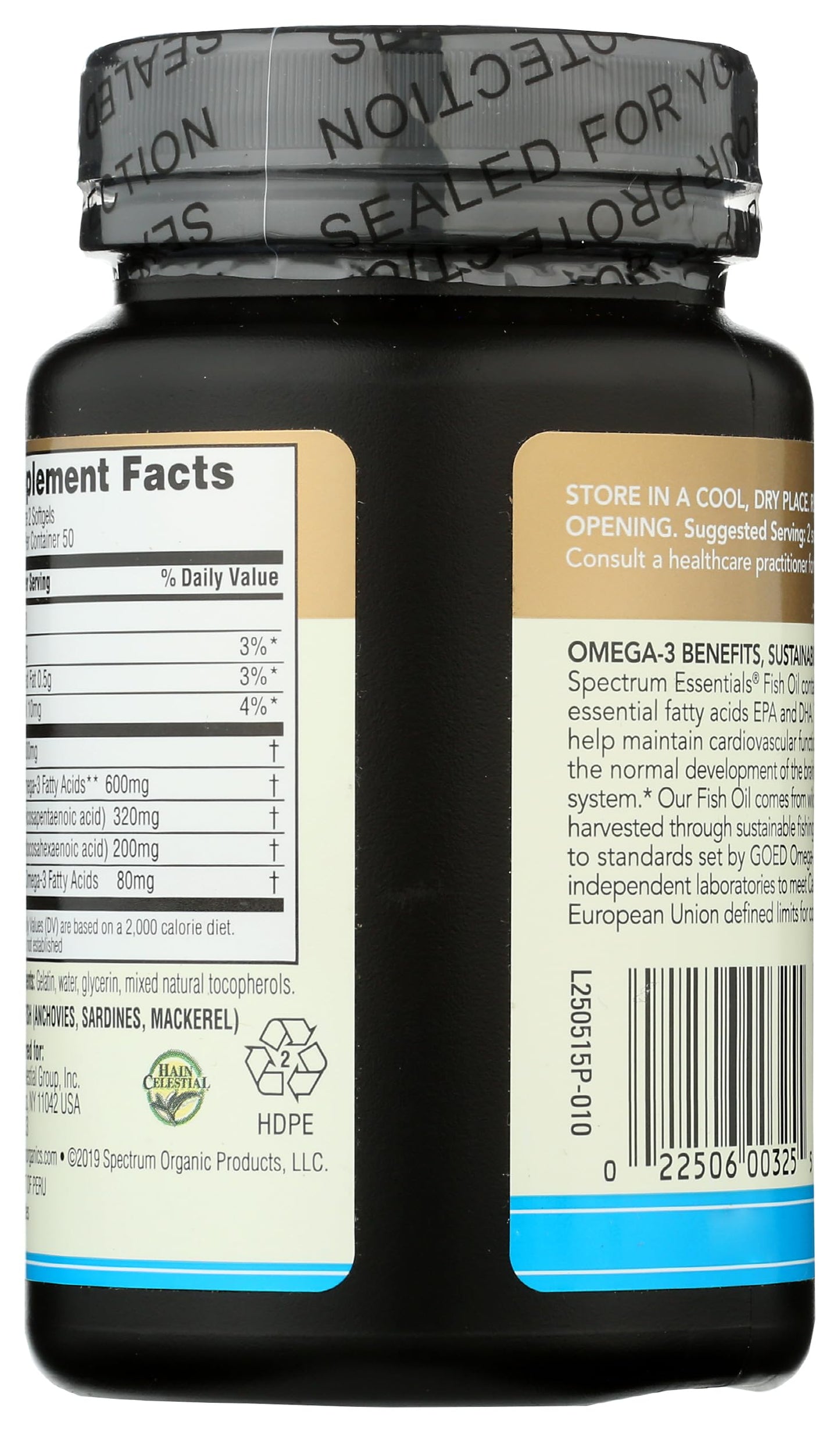Spectrum Essentials Fish Oil Softgels 100