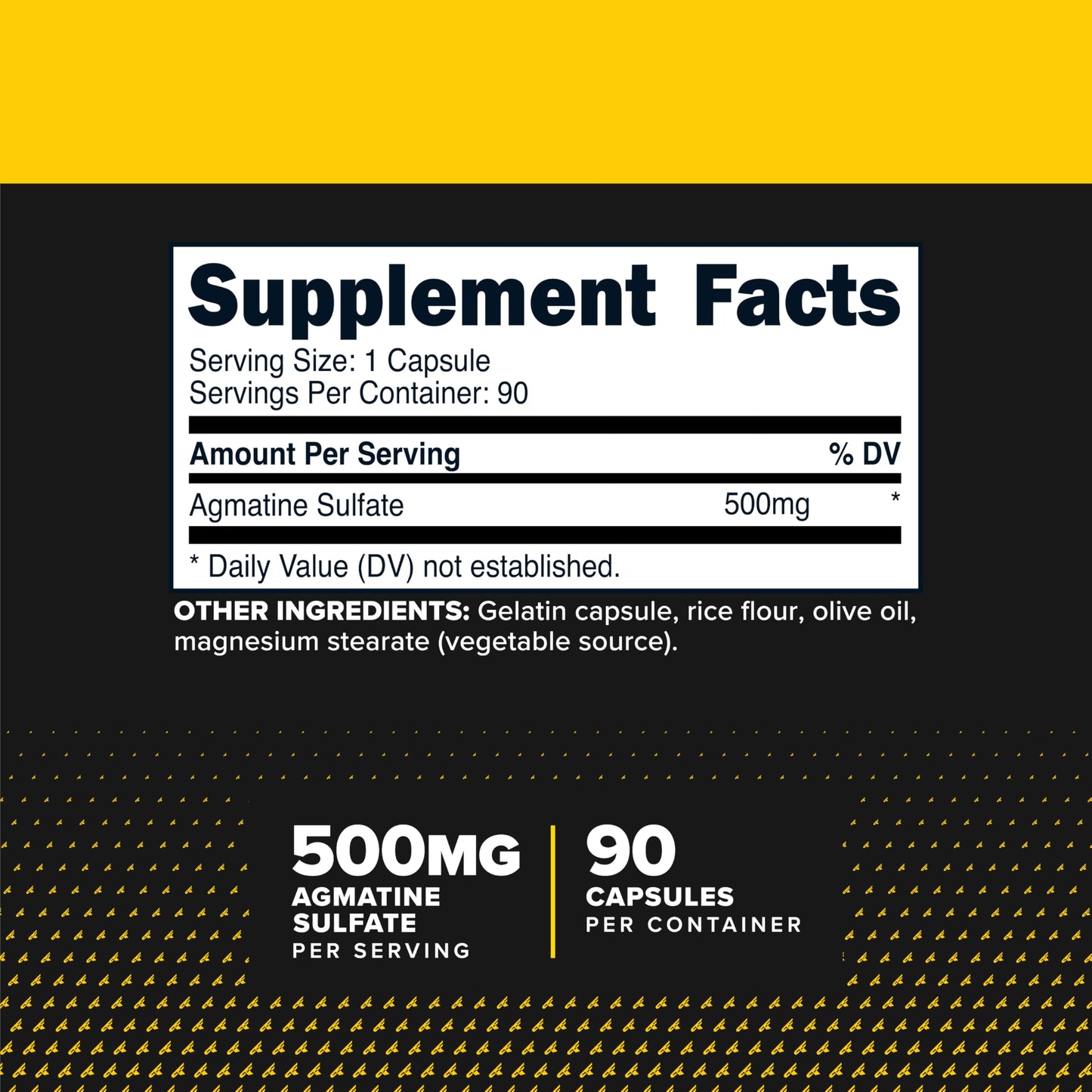Primaforce Agmatine Sulfate (500mg) 90 Capsules