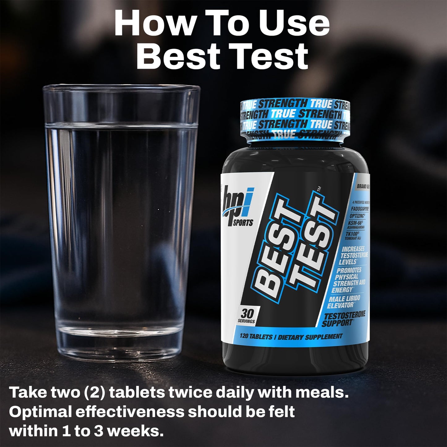BPI Sports Best Test Testosterone Booster Capsule 1 Count