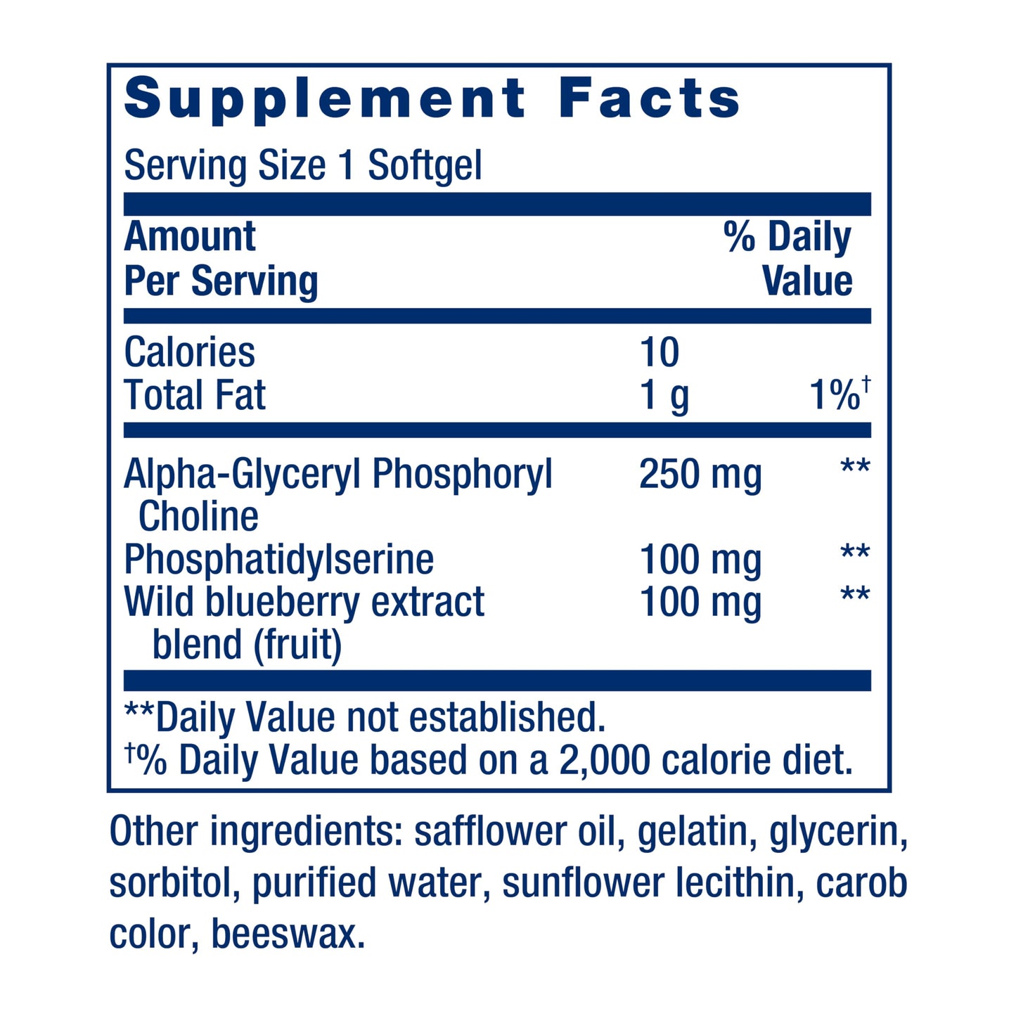 Life Extension Cognitex Basics Softgels 30