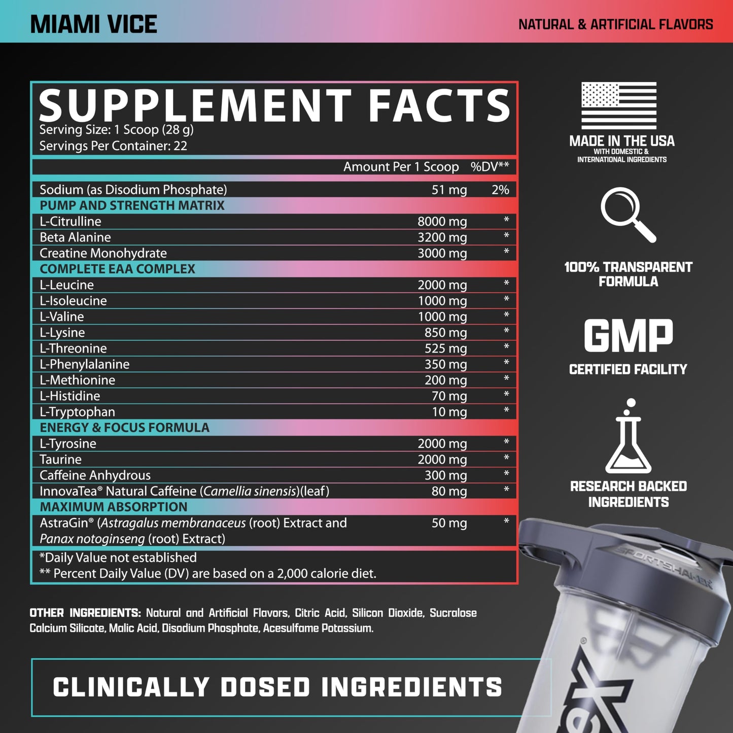 Nutrex Research Outlift Clinical Pre Workout Powder 743