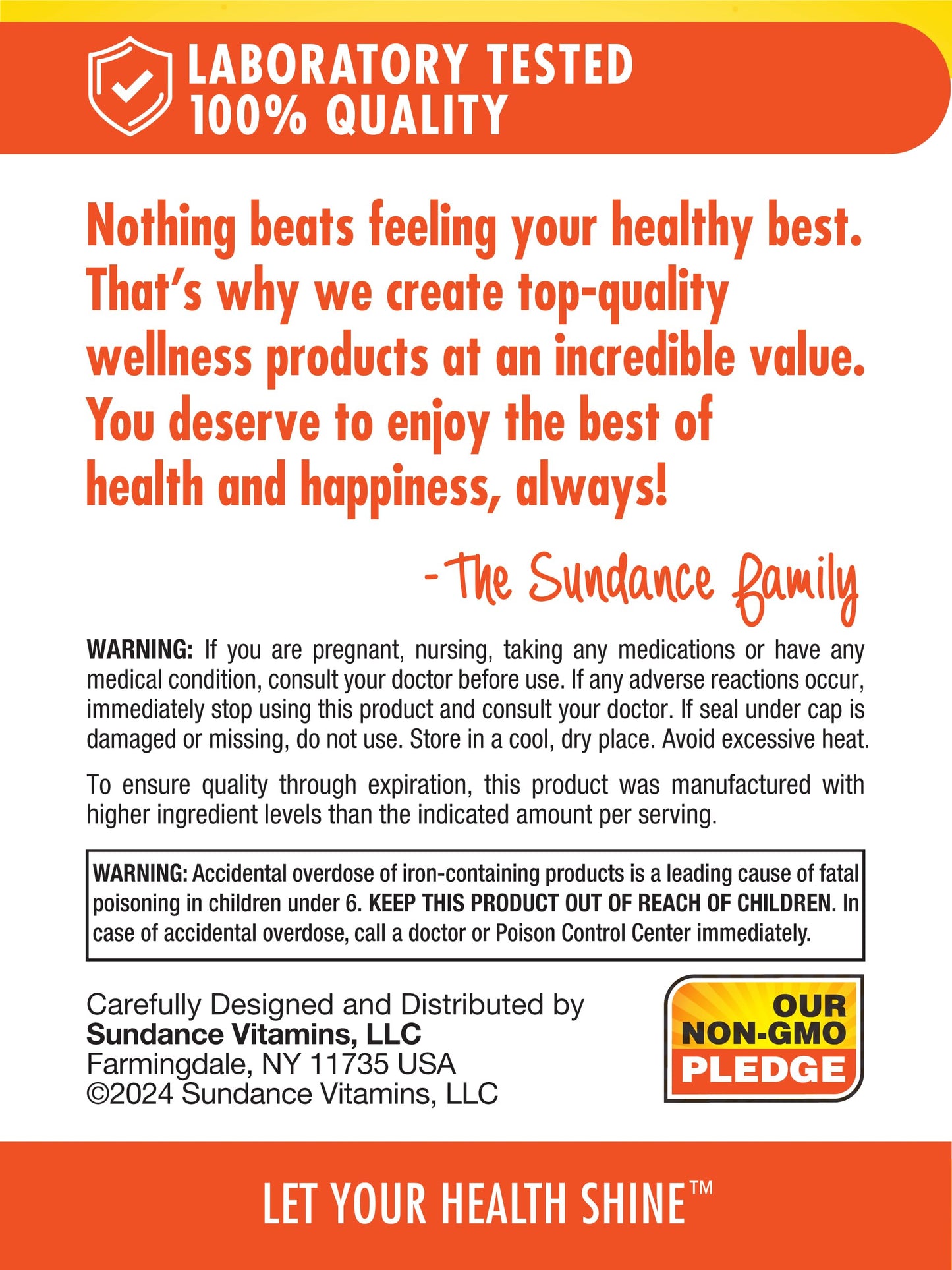 Sundance Iron Gummies Gummy 45 Count