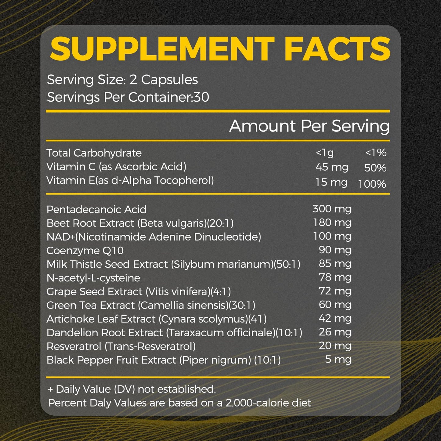WAJ Pentadecanoic Acid, C15:0 Supplement 80 Capsules