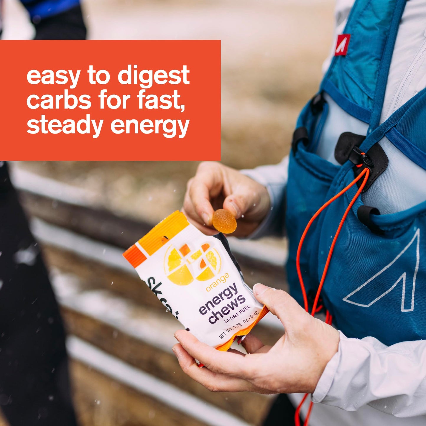 Skratch Labs Energy Chews Gummy 17.6 oz (Pack of 10)