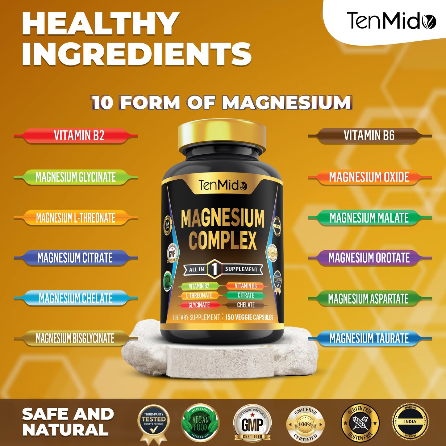Tenmido Magnesium Complex Capsule, 150 Capsules