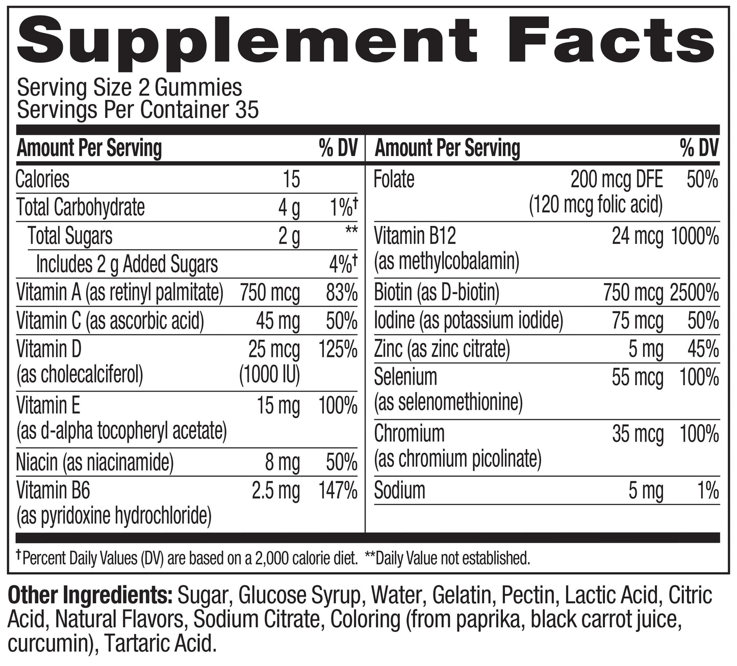 OLLY Teen Girl Multi Gummy, Gummy, 70 Count