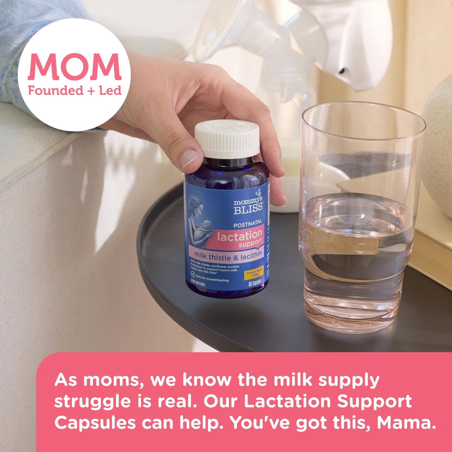 Mommy's Bliss Postnatal Lactation Support Capsules, 60 Capsules