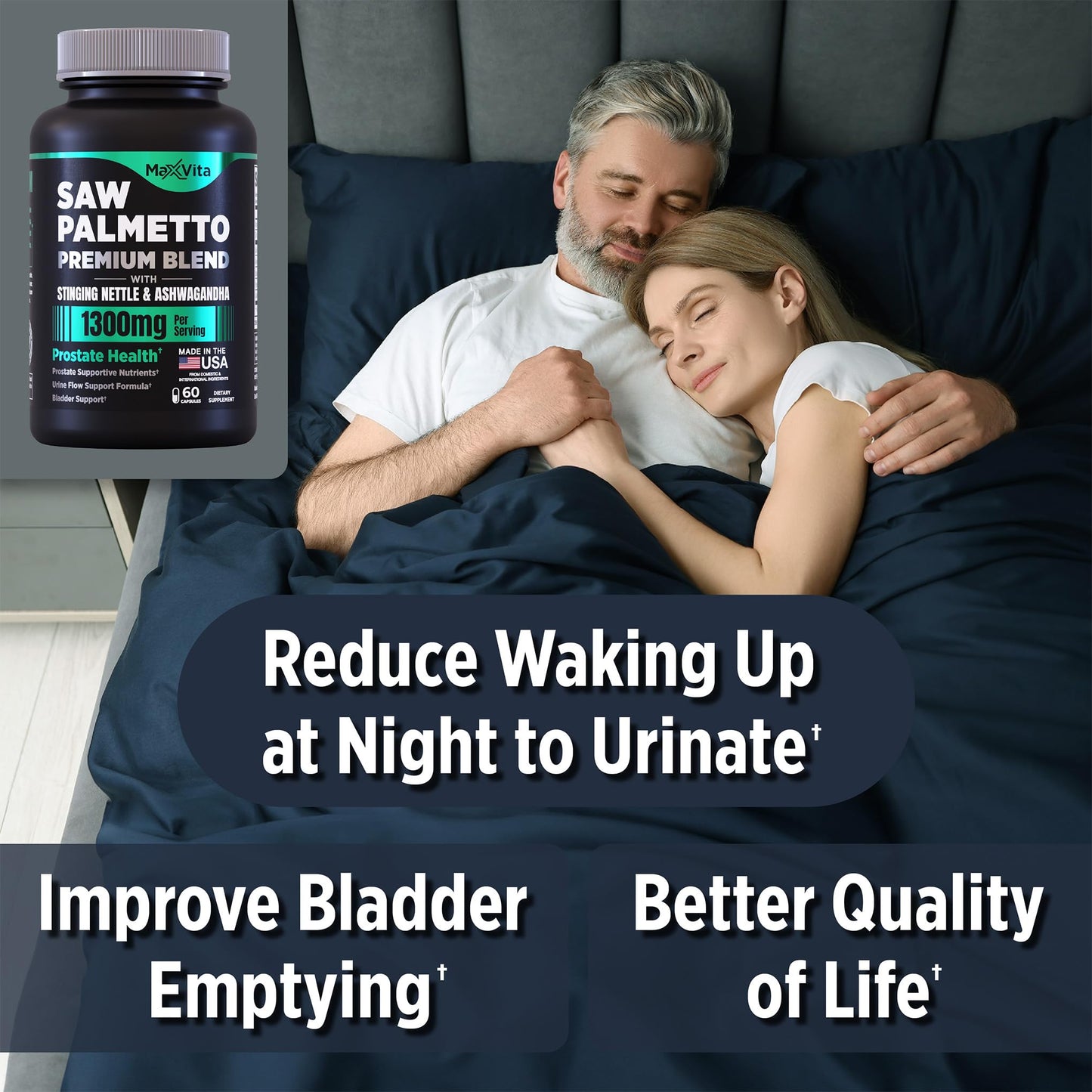 MaxVita Prostate Premium Saw Palmetto, 60 Capsules
