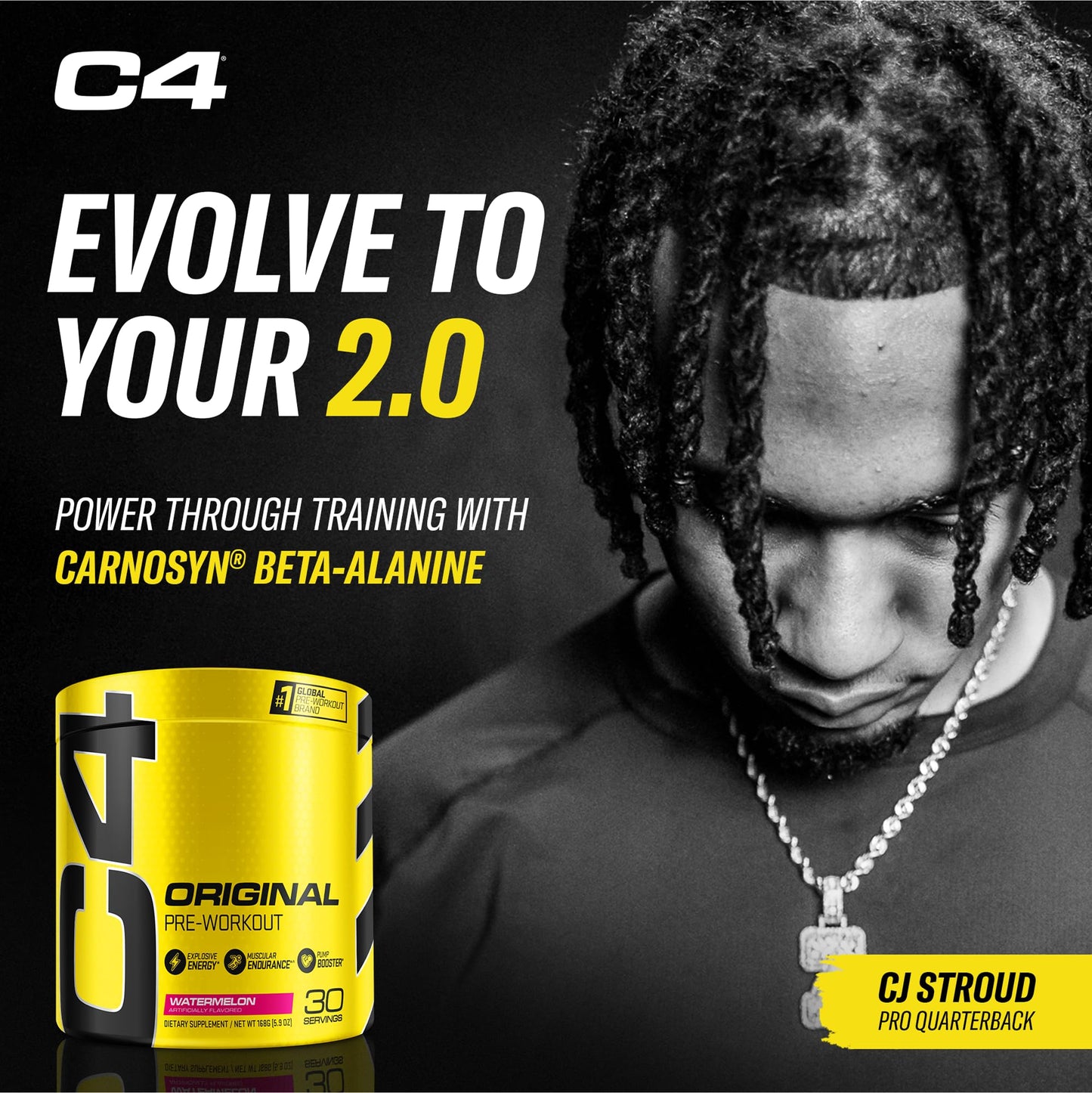 C4 Original Pre Workout Powder 6.9 Ounce