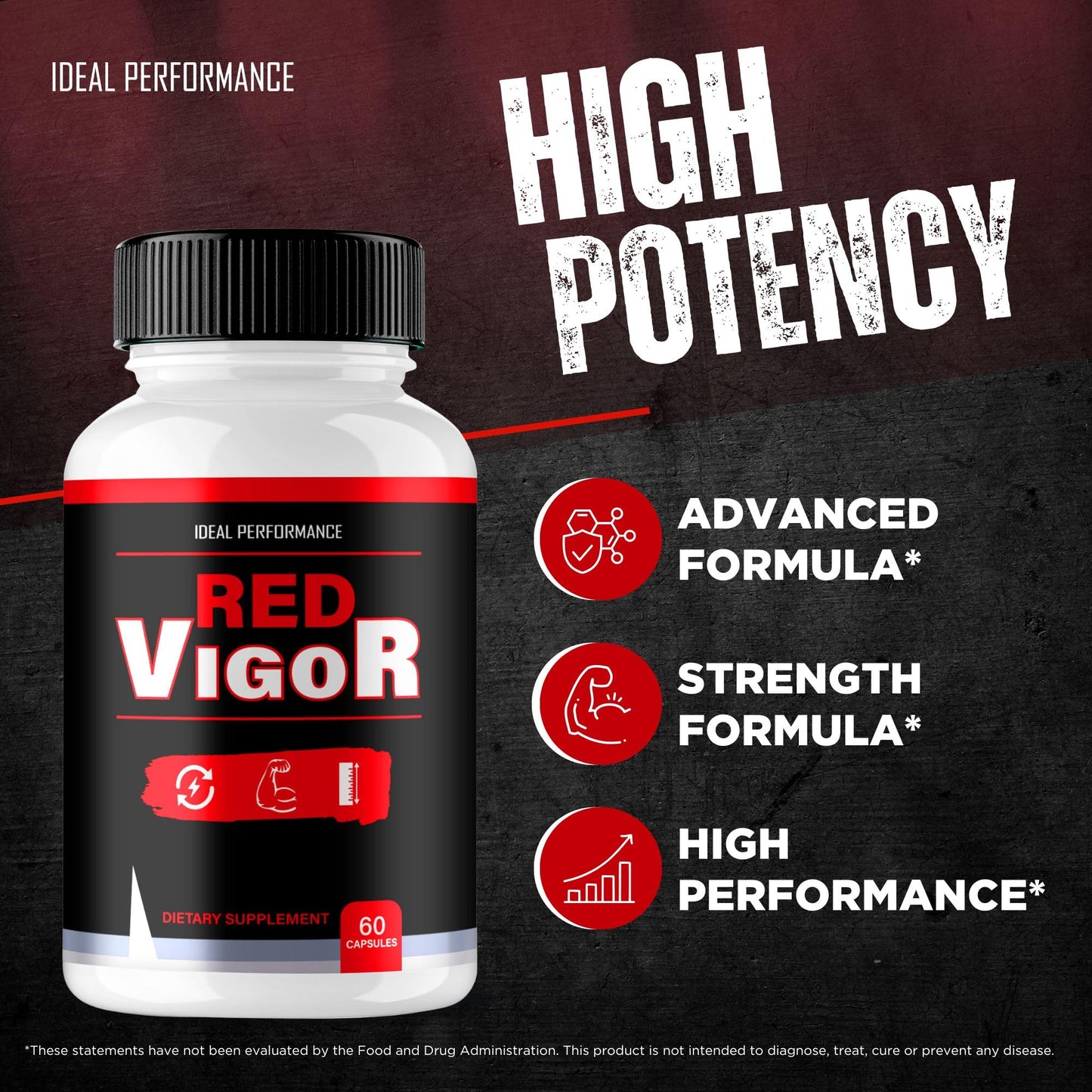 IDEAL PERFORMANCE Red Vigor 300 Capsules